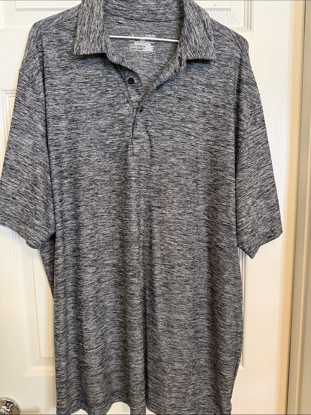 Under Armour Men’s Heathered Charcoal Polo